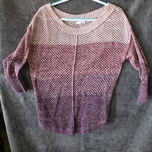 Maurices Women's Mauve Ombre Sweater